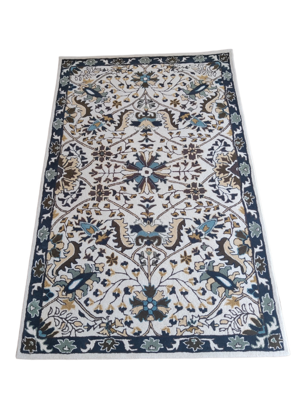 Unique Beautiful Floral Designer Rug