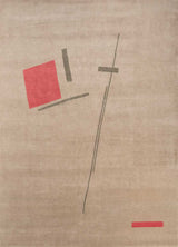 Sthir, Hand Knotted Bamboo Silk Wool Rug