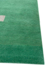 Sthir, Hand Knotted Bamboo Silk Wool Rug