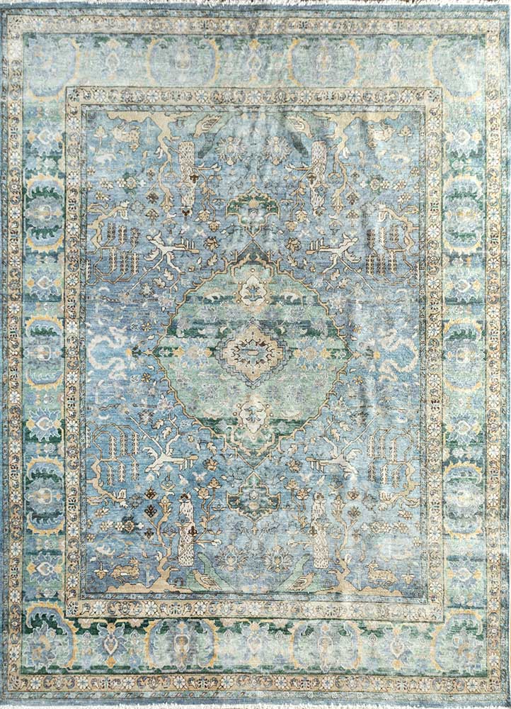 Hand knotted Woolen Multi Color Rugs