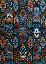 Savana Navy/Dark Taupe Hand Knotted Rugs