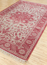 Savana Vintage Claret/Silver Hand Knotted Rugs
