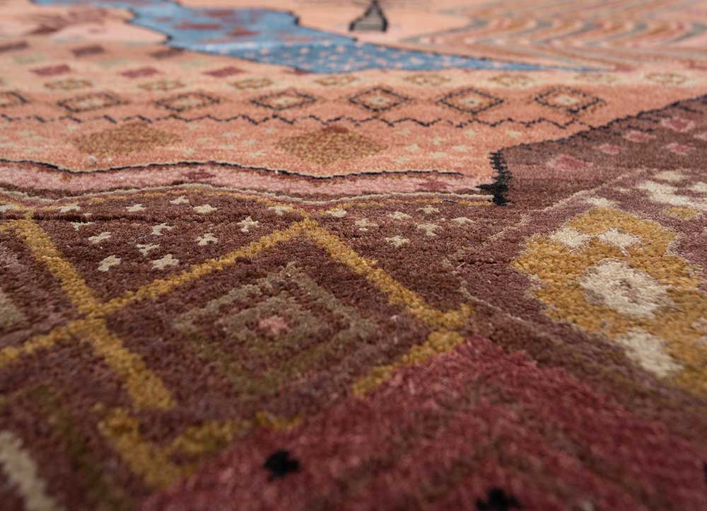 Savana  Light Coral/Light Coral High-Quality Hand Knotted rugs