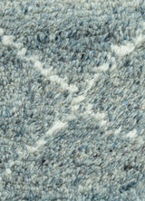 Zuri Blue Haze/White Hand Knotted Rugs