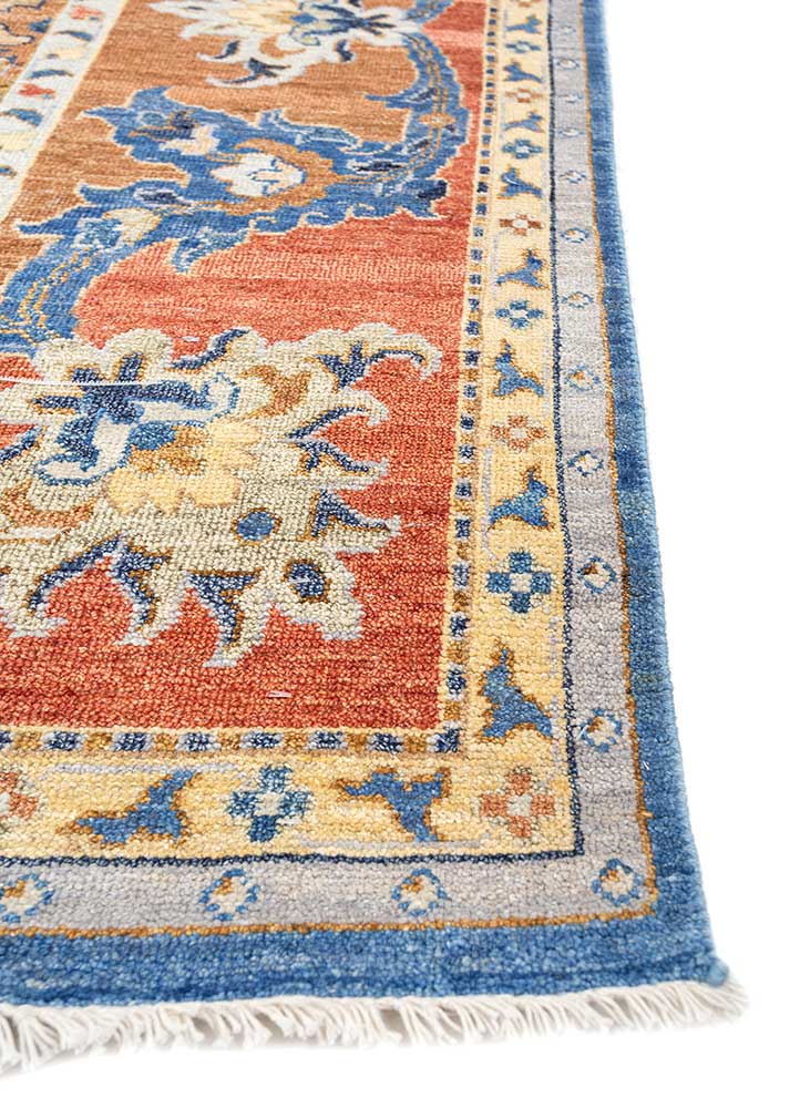 Savana Twilight Blue/Bijou Blue Silk Hand Knotted Rugs