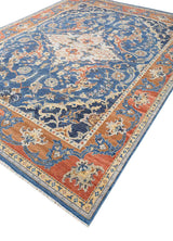 Savana Twilight Blue/Bijou Blue Silk Hand Knotted Rugs