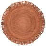 Braided Abby Solid Fringed Area Rug
