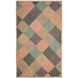 Handmade Natural Fiber Serin Diamond Jute Rug