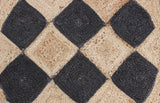 Braided Woven Jute Area Rug, Round Natural Rug