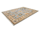 Handmade Floor Decorative Oushak Rug, Luxury Oushak Carpets