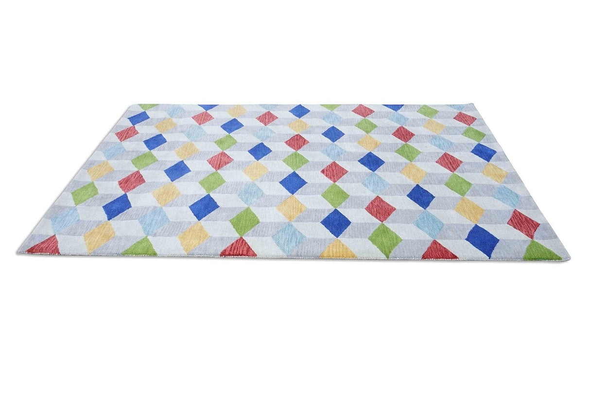 Wool Tufted Home Decor Area Rug,White