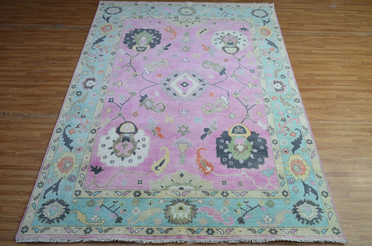 Lounge & Living Decorative Wool Oushak Floor Rug, Modern Oushak Rugs