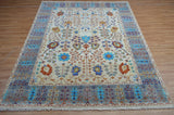 Handmade Oushak Carpets, Unique Design Wool Oushak Floor Rug-2