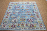 Modern Oushak Rug For Living Room Hall, Handwoven Oushak Carpets