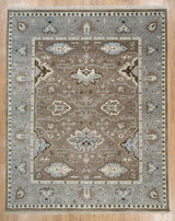 Handmade Vintage Oushak Rug, Bedroom Oushak Carpets