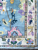 Modern Antique Oushak Rug,Handwoven Oushak Carpets