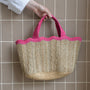 Scallop Jute Tote Bag / Colours